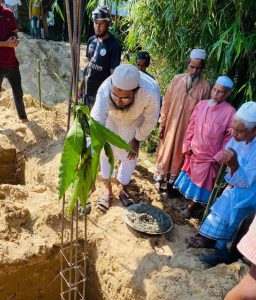 জমির আলী হাফিজিয়া নূরানীয়া মহিলা মাদ্রাসার ভিত্তি প্রস্তর স্থাপন সম্পন্ন
