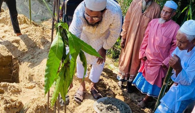 জমির আলী হাফিজিয়া নূরানীয়া মহিলা মাদ্রাসার ভিত্তি প্রস্তর স্থাপন সম্পন্ন